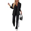 2024 European & American Autumn/Winter Women's Long-Sleeve Lapel Casual Suit Set