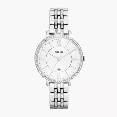Fossil Orologio da Donna al Quarzo - Cassa in Acciaio Inossidabile e Vetro, Design a Tre Lancette ES3545