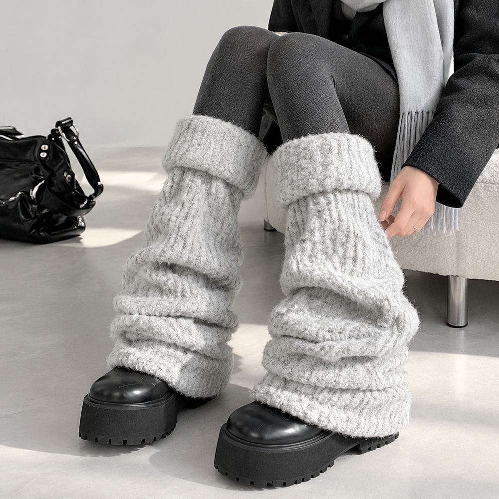 Flare Style Flare Leg Socks Soft Fabric Gothic Leg Warmers Sweet Leg Warmers  For Women