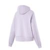 Li Ning Fitness Series Moisture Wicking Thermal Fleece Hooded Cardigan Raglan Dopamine Long Sleeve Sweatshirt Women Sweatshirt AWDU562-6