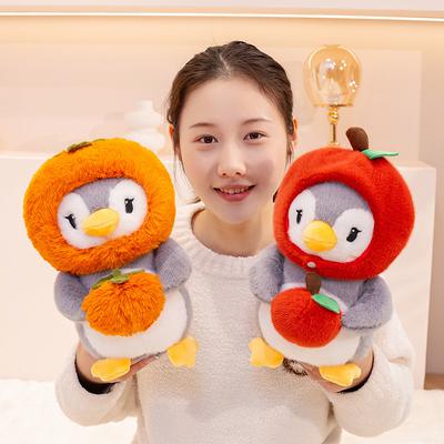 Cute Cute Fruit Penguin Doll Plush Toy Apple Penguin Doll Girl Company Soothing Doll