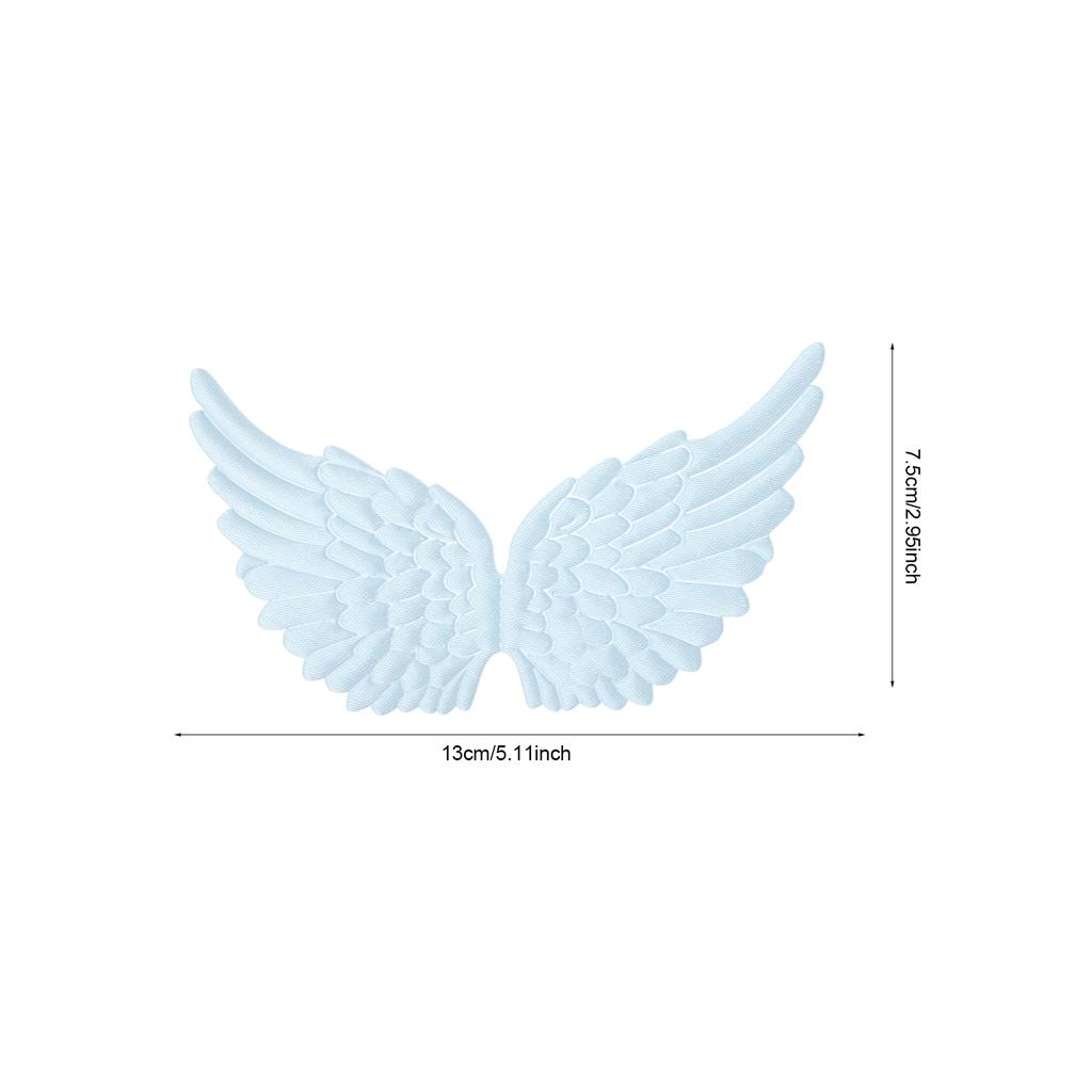 18pcs Angel Accessories Diy Cloth Wing Decor For Christmas Costume Party Bag Hanging Pendant Wing Shape Ornaments Storage