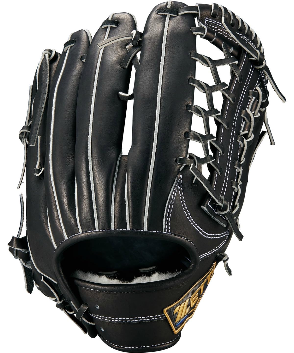 

ZETT Neo Status Бейсбольная перчатка для хардбола, размер BPGB12617N, Перчатка аутфилдера, Для правши, Черный, 8,