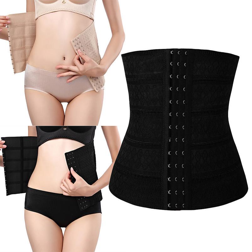 Women Body Shaper Latex Rubber Waist Trainer Cincher Underbust Shapewear Corset