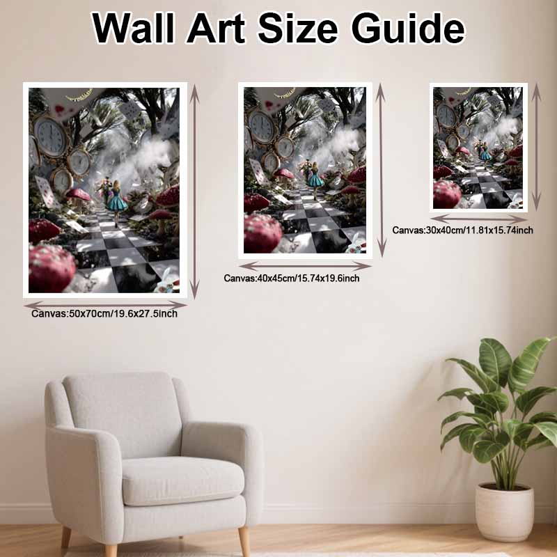 Disney Diamond Painting Kit Alice In Wonderland Hand Embroidery 5D DIY Diamond Art Home Decor Creative Handicrafts Fantasy Wall Decor