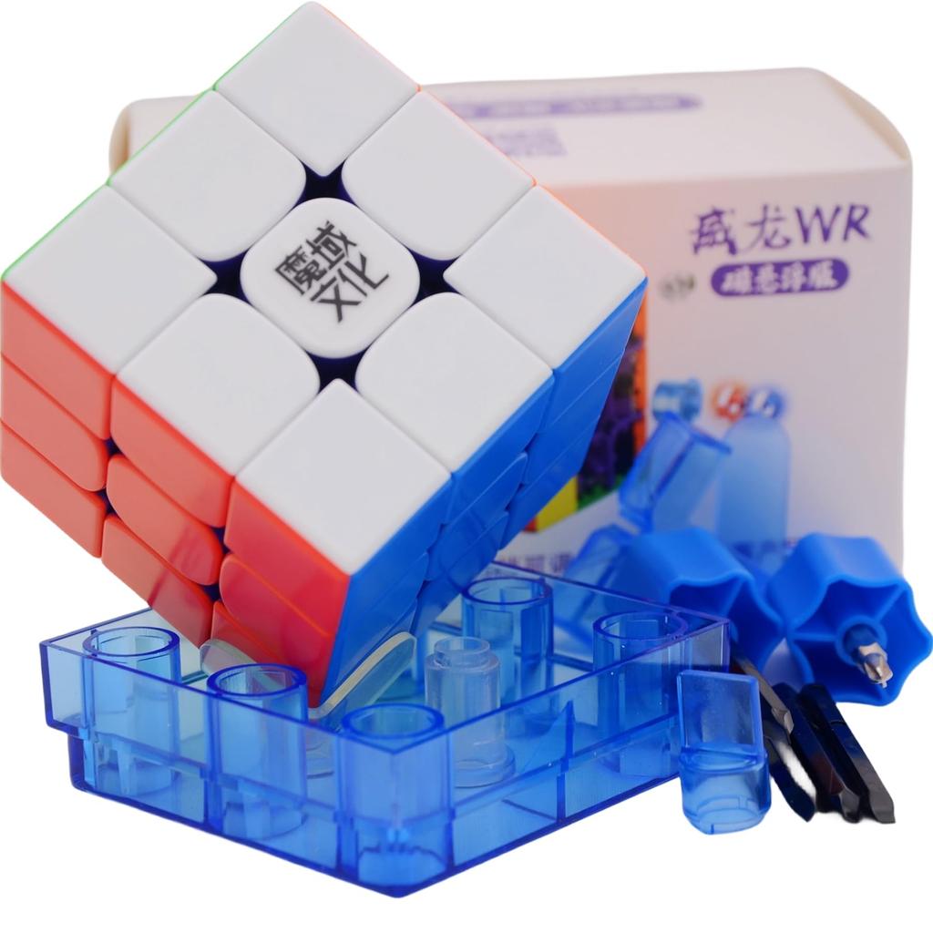 Bucubke Moyu Weilong WRM Maglev 3x3 2021 Magic Cube Weilong Magnetic Levitation Puzzle Magic Cube MFJS 3x3x3 Weilong WR M 2021 Magnetic Levitation