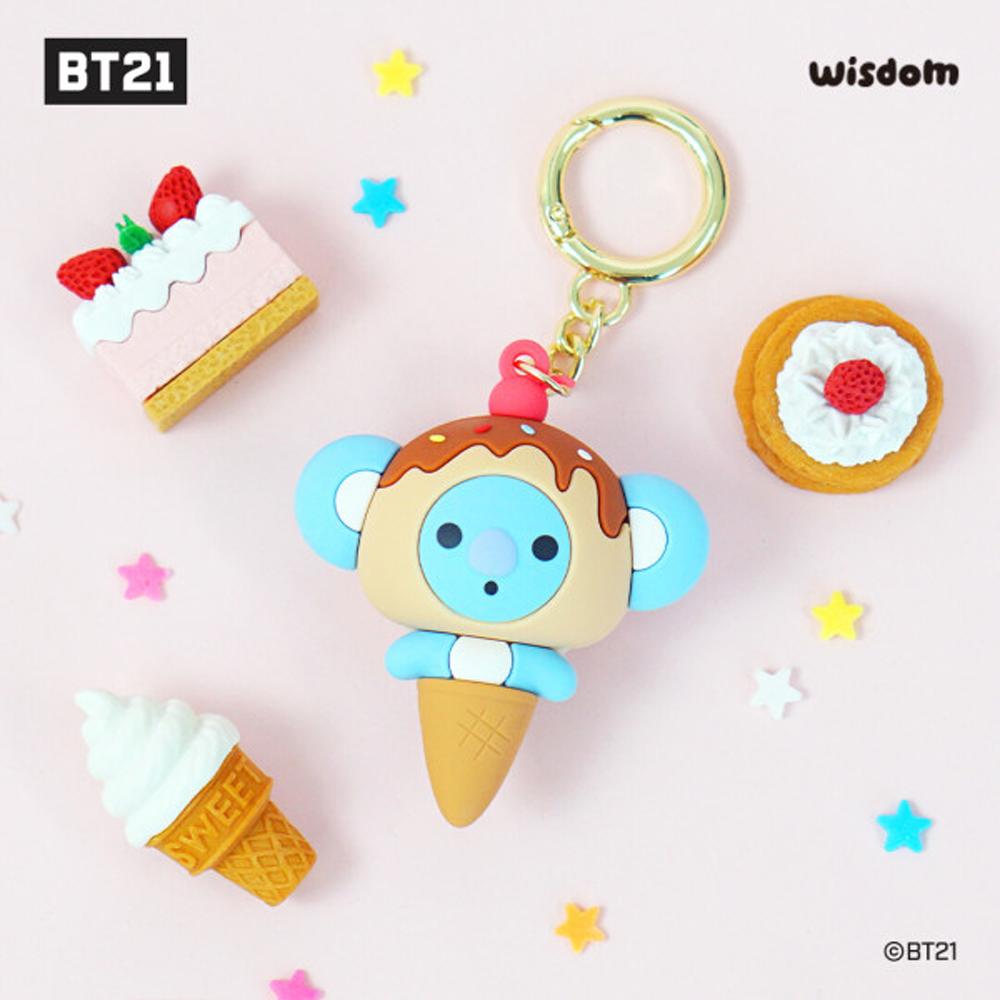 BTS BT21 Offizieller Baby Sweet Things Figur Schlüsselanhänger Authentisch