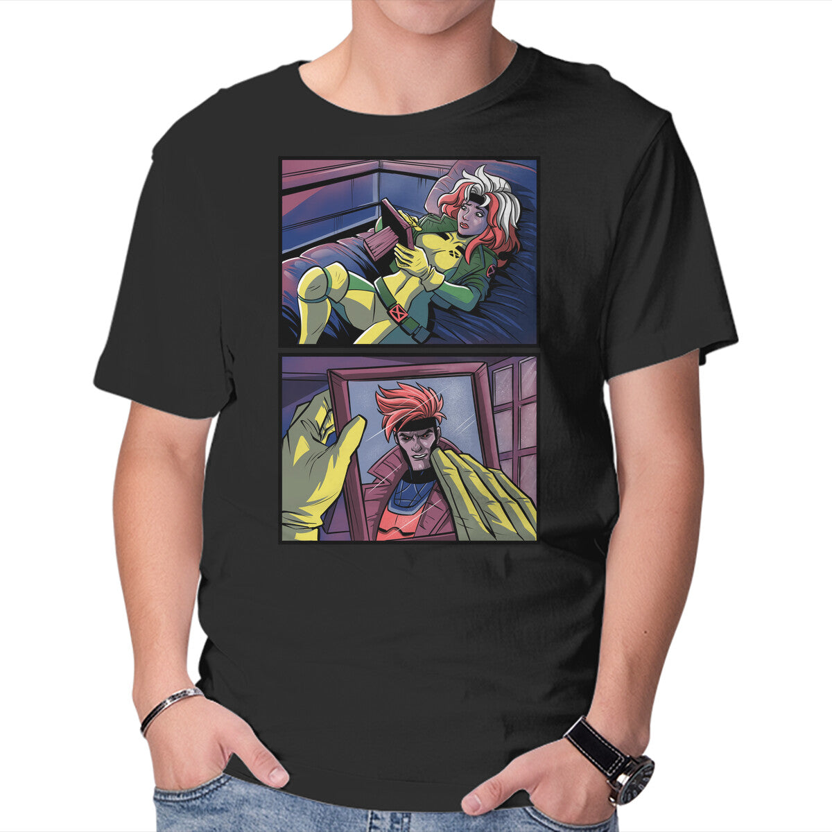 Unisex Crew Neck T-Shirt I Miss You Remy Graphic Short Sleeve Casual Tee XS