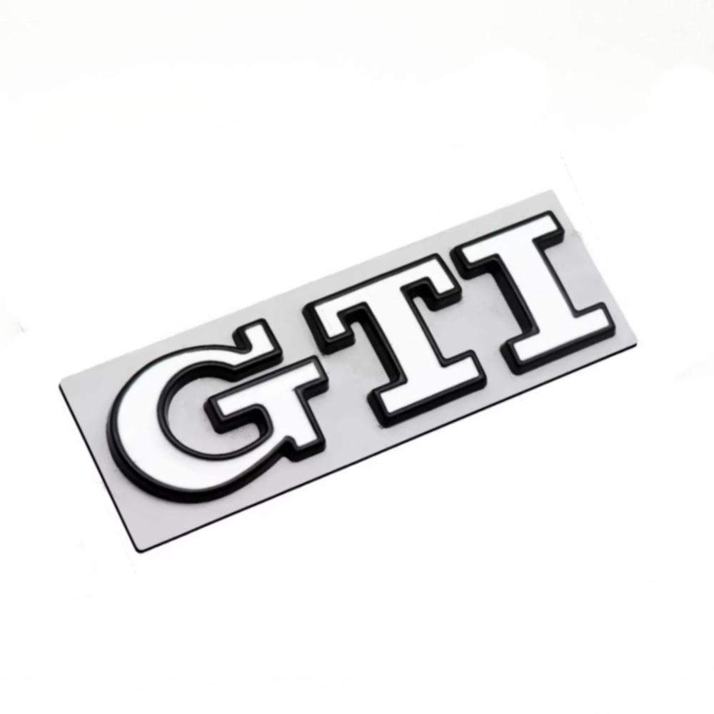 1ks 3D kovové nálepky se znakem GTI odznaku auta pro Golf GTI mk2 mk3 mk4 mk5 mk6 mk7 mk8 Polo Auto příslušenství