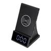 Kabellose Handy-Ladestation Wecker-Dock LED-Anzeige 4 Helligkeitsstufen   Kabelloser Lautsprecher mit Wecker für das Schlafzimmer