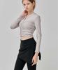 VIKINI VENDER Simple Line Asymmetrical Slit Cover-Up Skirt - Black
