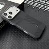 Carbon Fiber Leather For Magsafe Strong Magnetic Case For iPhone 17 Pro Max 17Pro Wireless Charging Metal Buttons Hard Cover