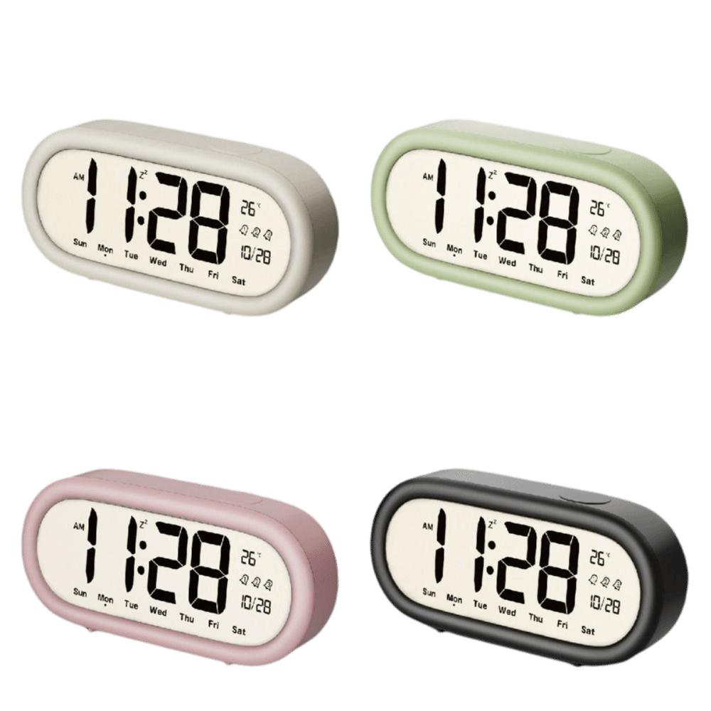 1PC Large Screen Desktop Clock Digital Display Smart Electronic Clock Home Decor