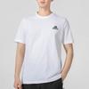 Adidas Essentials Embroidered Small Logo T-Shirt White/Black Men Streetwear GK9640