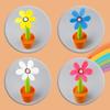 Cartoon Writing Signing Pen Soft Rubber Ballpoint Pen New Sunflower Ballpoint Pen