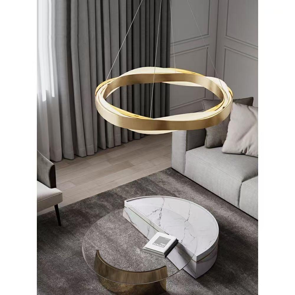 Modern Pendant Light LED Minimalism Hanging Lamp Suspension Bedside Living Bedroom Study Bar Dining Room Chandelier