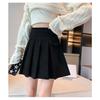 Women's Fall Fashion High Waist Pleated Skirt Corduroy Short Skirt