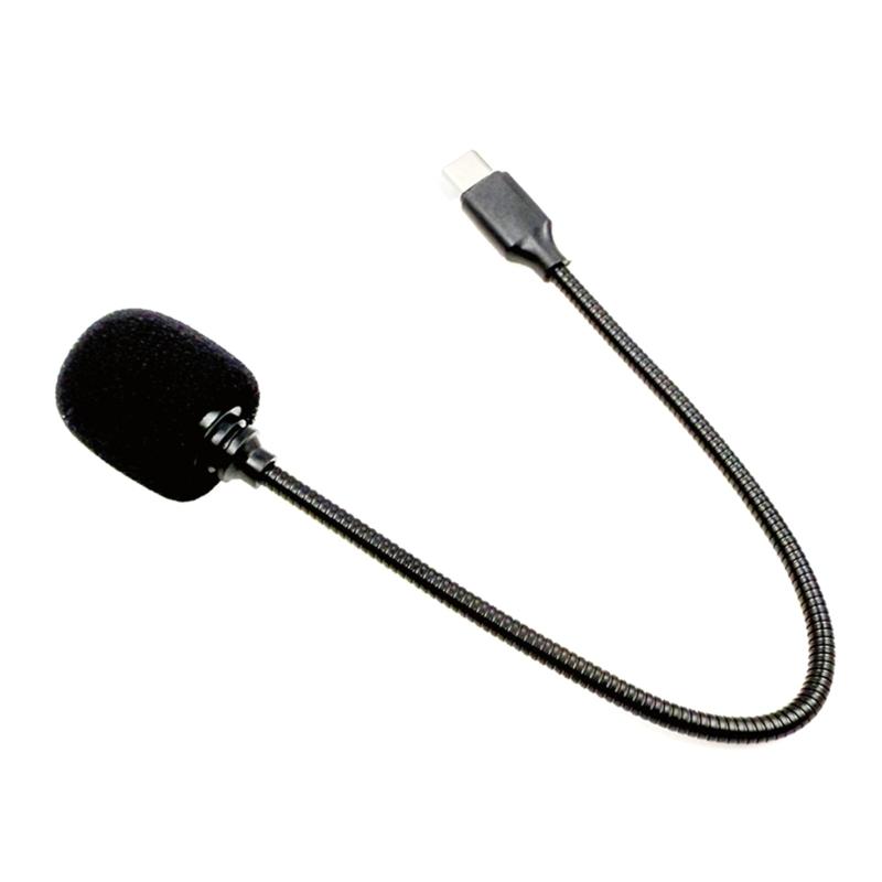 Flexible Hose Microphones With Type C Connectors For Clear Sound Recording On Smartphones And Computers