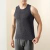 Męska kamizelka V-neck bez rękawów Slim Fit Pulower Jednolity kolor Codzienna baza
