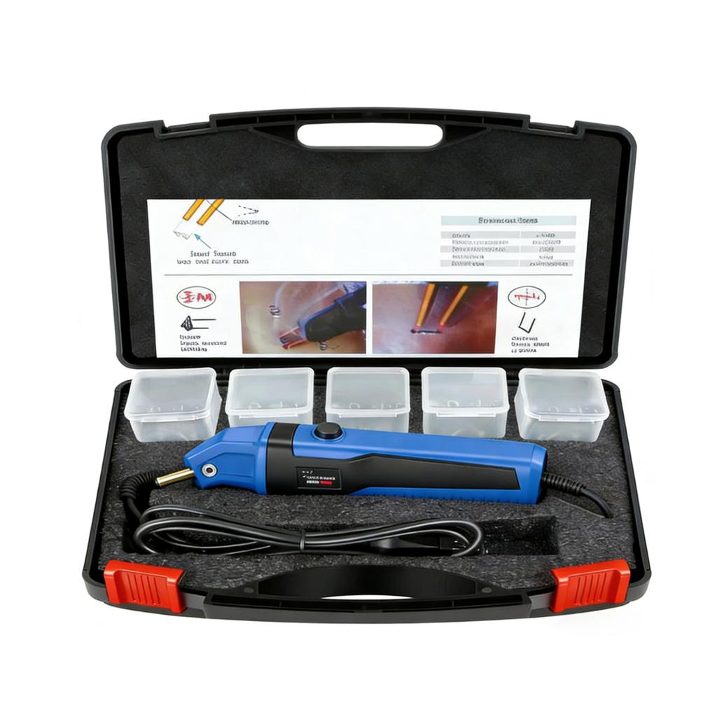 Plastic Welding Kit 5 In 1 Welder with Heat Cutting Shaping Tools for Home Automotive Bumper Repairing