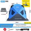 Winter Fishing Tent: Thickened, Cold-Proof, Windproof, Cotton Insulated for Outdoor Camping.