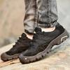 Cloth faced outdoor hiking shoes, men's anti-skid and wear-resistant hiking shoes, breathable sports, leisure and tourism shoes