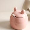Ceramic Seasoning Jar Oiler Storage Jar Seasoning Tools Creative Cute Pig-shaped Ceramic Container Kitchen Seasoning Container