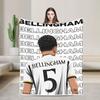 Bellinghams Knitted Blanket Soccer Football Fuzzy Throw Blankets Summer Air Conditioning Printed UltraSoft Warm Bedspread