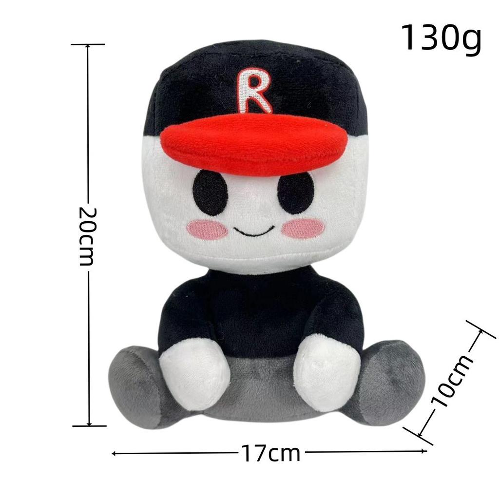 Cute Cartoon Girl Plush Doll With Black Hat And Yellow Decor Kids Gift Home Room Ornament