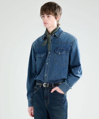 ZPLISH Western Denim Shirt Blue
