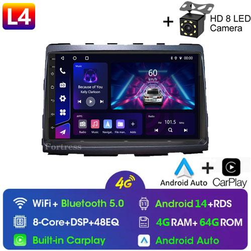 8GB+128GB Carplay Radio For Ssangyong Rodius Turismo Stavic 2013+ Car stereo Multimedia Player Android Auto GPS navigation
