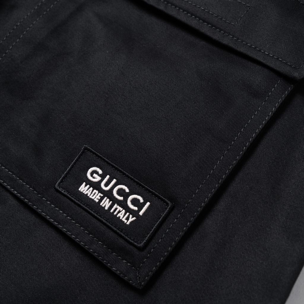 GUCCI Drill Cargo Trousers 776978-ZAPRO-1000
