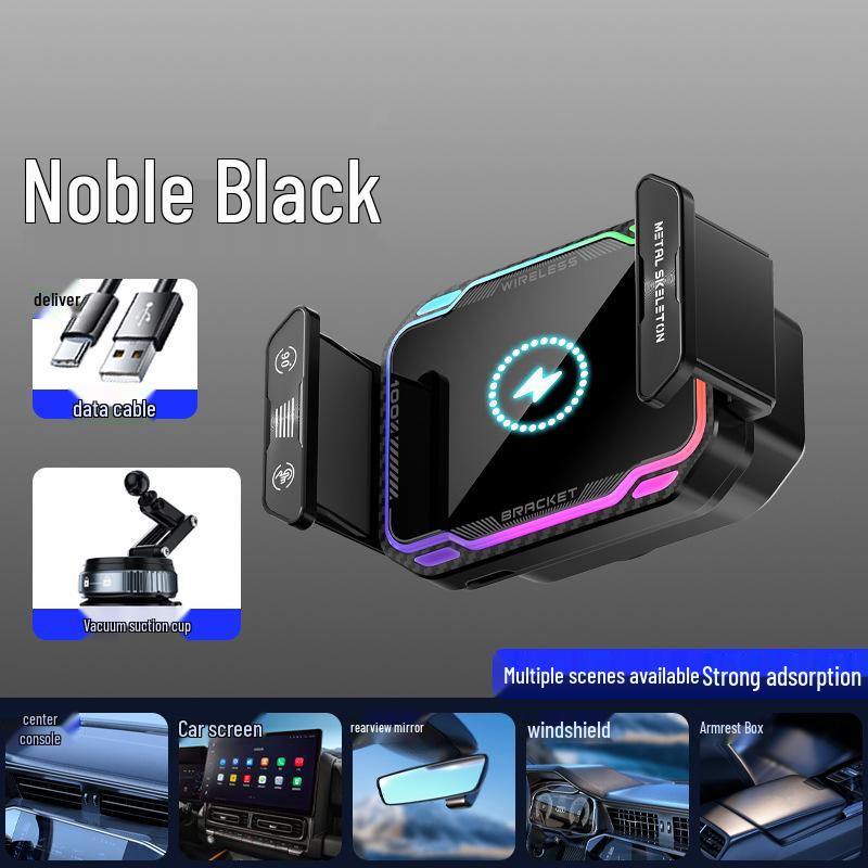 

15W Fast Charge Car Phone Holder with Air Vent Mount – Safe & Efficient.