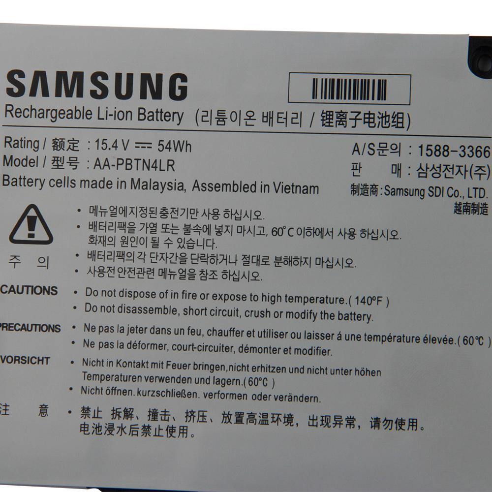 Originalt erstatningsbatteri AA-PBTN4LR For Samsung Notebook 9 Pro NP940X3M NP940X5M NP940X5N Laptop-batteri 3530mAh