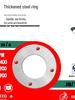Ultra-Thin 350-400mm Great White Shark Cutting Disc for Metal & Stainless Steel - Genuine Large Grinding Wheel