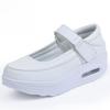 Fashion Air-cushion Nurse Shoes, Women's Soft-soled, Breathable, Thick-soled, Non-slip, Non-tiring Feet, Work White Shoes, One-step Flat