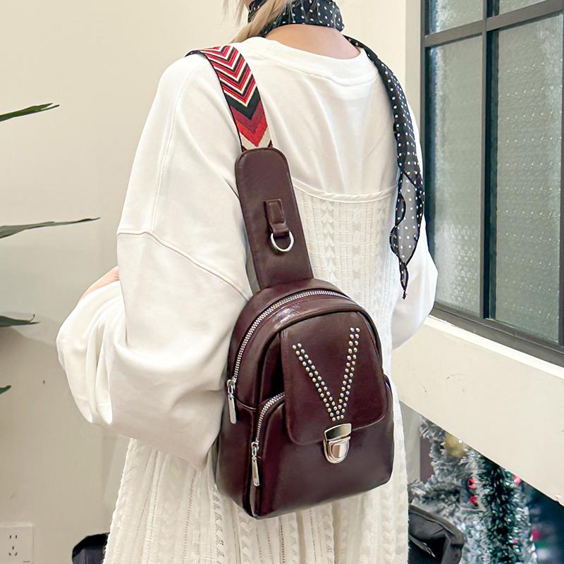 Women's Crossbody Bag Shoulder Bag Water-repellent PU Chest Bag