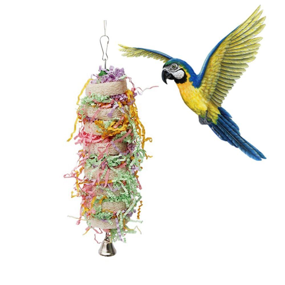 Handmade Bird Toys Funny Pet Chew Toys Bird Supplies Parrot Toys Parakeet