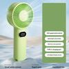 Small Handheld Fan 100 Speed Adjustable LCD Display USB Rechargeable Summer Cooling Fan Portable Travel Mini Personal Fan