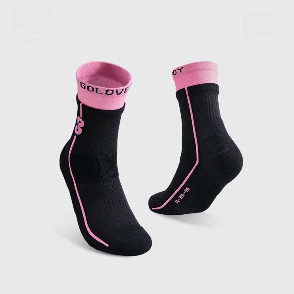 Gobygo Sommersportsocken Schweißabsorbierend Atmungsaktiv Stoßdämpfend Rutschfest Socken Outdoor Radfahren Basketball Tennis Socken