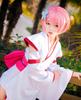 Rem Cosplay Costume Kimono Cosplay Kimono Anime Halloween Stage Outfit Cheongsam School Festival Party Starting Life In Another World [Nou Photo]