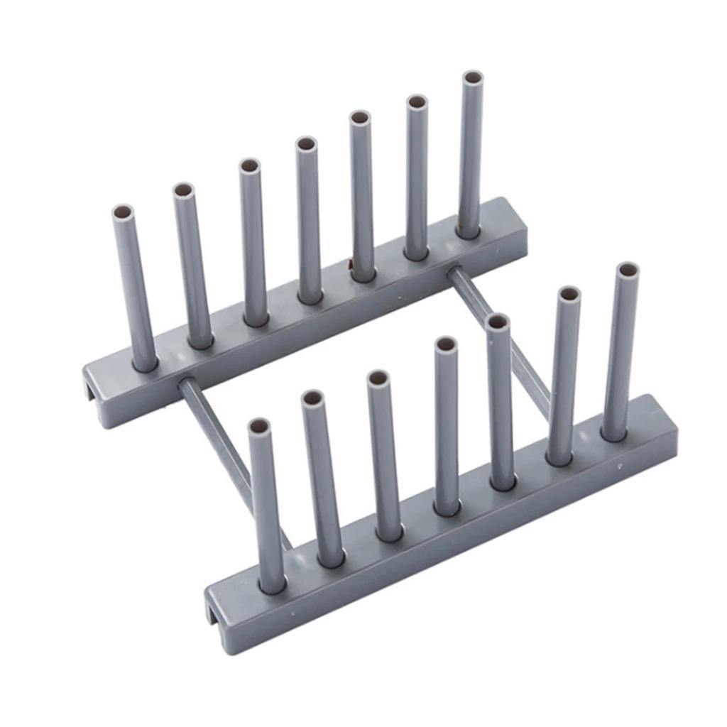 Home Plastic Dish Rack Kitchen Supplies Storage Draining Rack Removable Shelf Plate Pot Lid Rack Kitchen Organizer Novel Gadgets