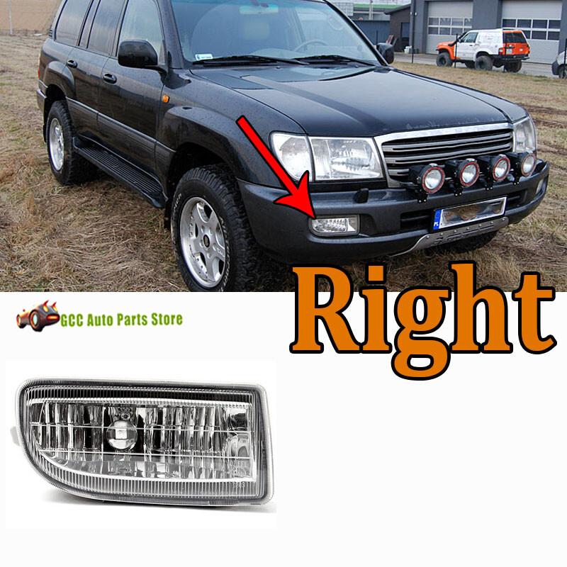 Для Toyota для Land Cruiser 100 HDJ100 FZJ100 FZJ105 1998-07 Правая светодиодная противотуманная фара