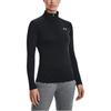 Under Armour Casual Letter Slim Fit Hoodie Women Hoodies Black 1320126-001