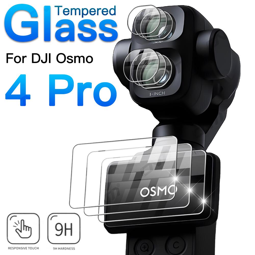 9H Tempered Glass For DJI Osmo Pocket 4 Pro Ultra-Clear Glass Camera Lens Screen Protector Film For DJI Pocket 4P Accessories 4