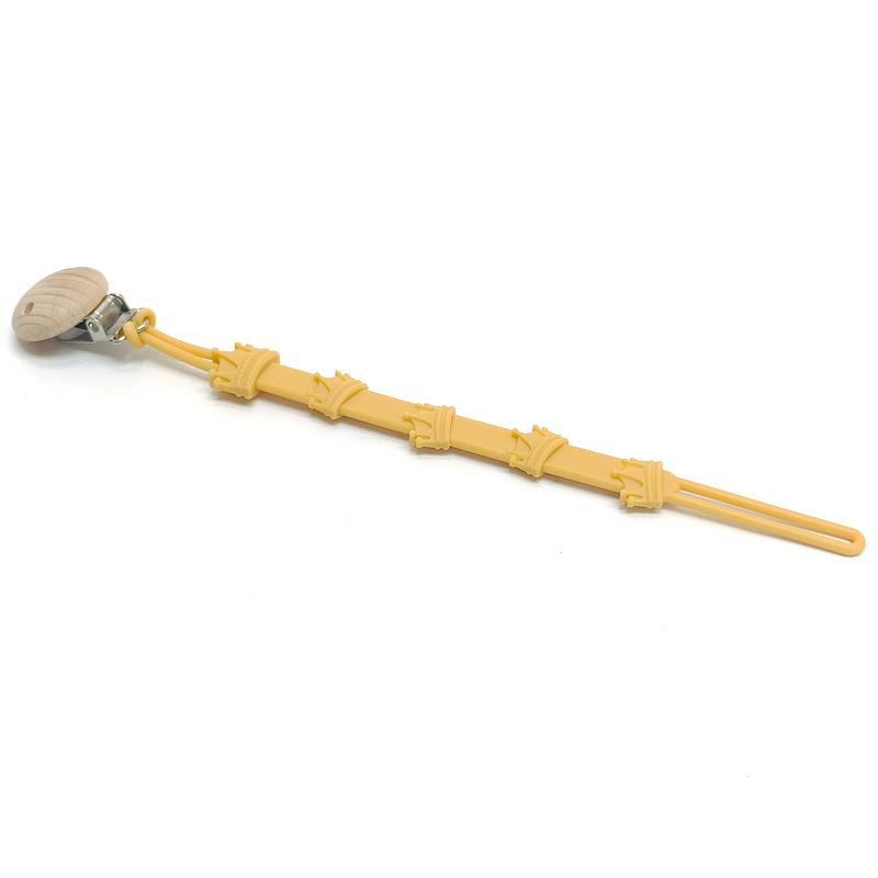 Non-Toxic Pacifier Chain Baby Silicone Pacifier Anti Drop Chain Multi-Functional Baby Silicone Anti Drop Chain Toy Pacifier Clip Teether