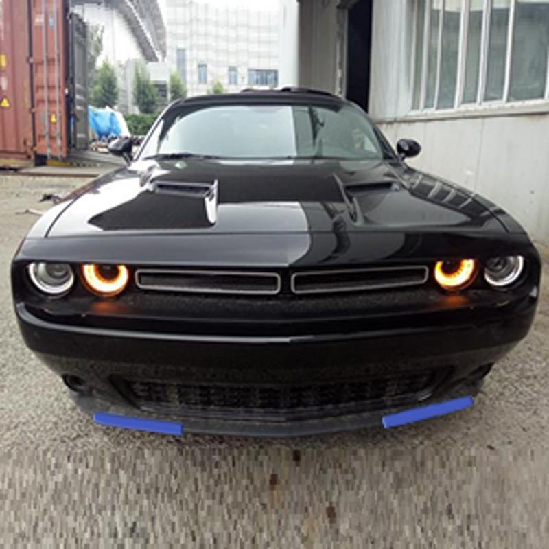 1 pár (Vlevo + Vpravo) Chránič předního nárazníku pro Dodge Challenger R/T SRT GT