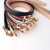 Cummerbunds Gold Round Buckle Belt Korean Style Pu Leather Belt Fashion   Lady