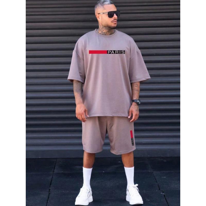 3D Printed Men's Summer Everyday Street Men's Short-sleeved T-shirt And Shorts Set Outdoor Beach Short Urban Fashion Set