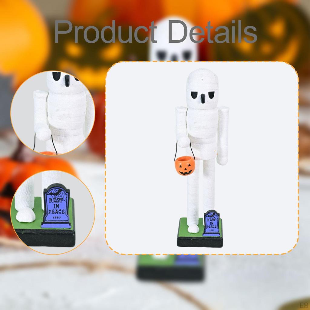 Halloween Nussknacker Figur Weihnachtsdekoration Stehend Sammelbares Dekor